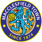 Macclesfield Town logo in scoreboard